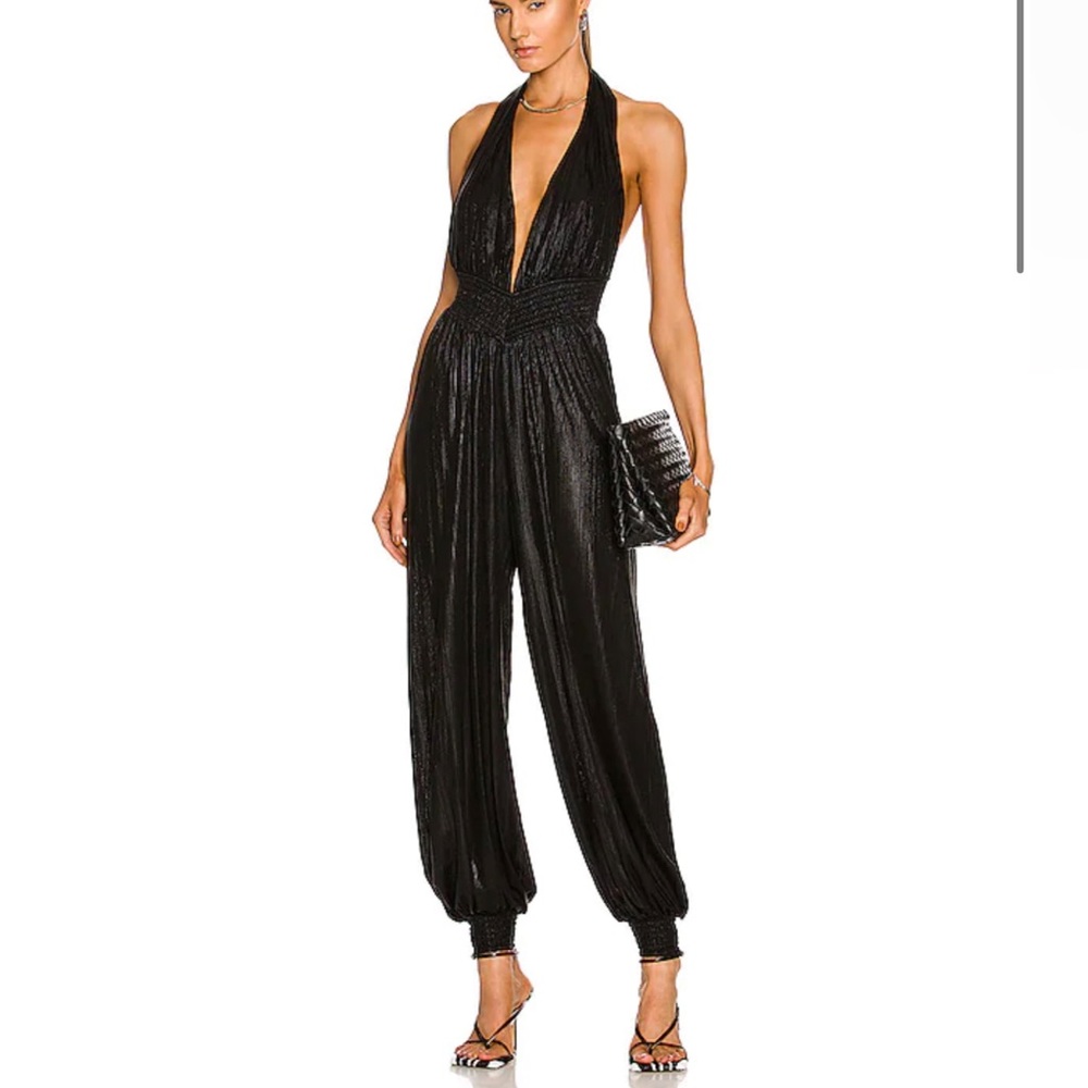Retrofete Jada jumpsuit in black brand new with tags. Bought for $595